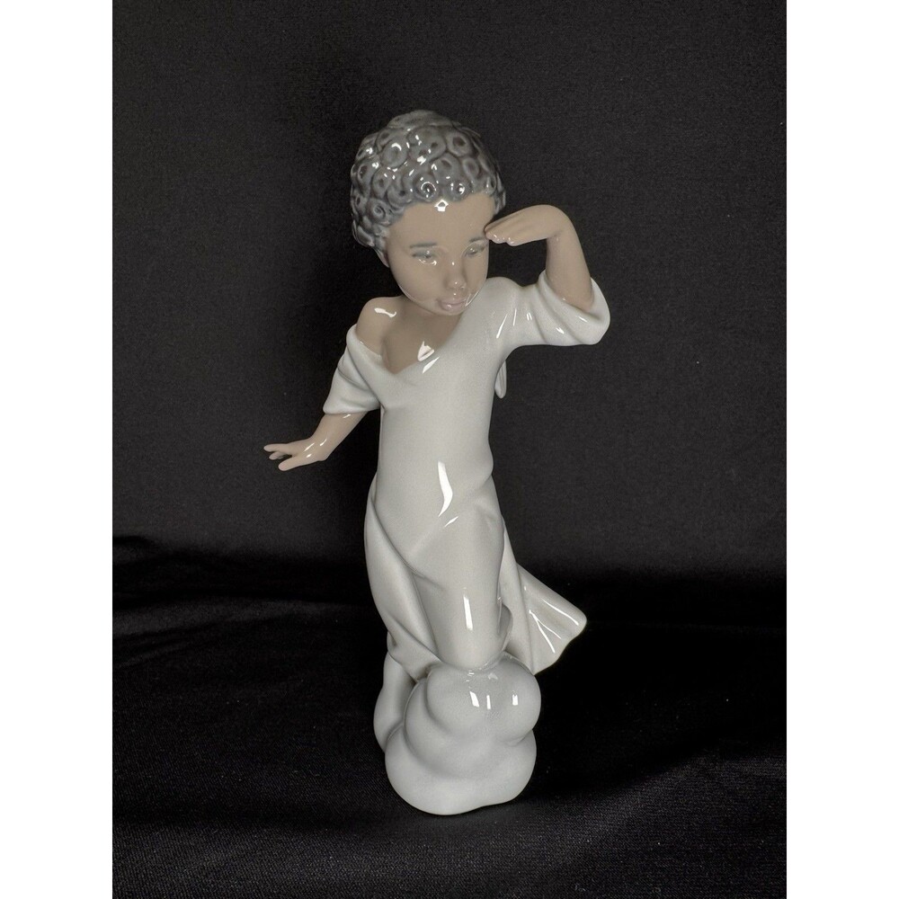 Lladro 6492 Black Legacy Your Special Angel Watching From Heaven Vintage 1997